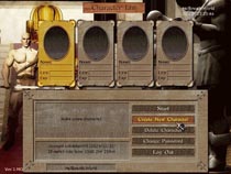 Click on Create New Character
